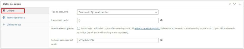 configurar_cupon_woocommerce_general